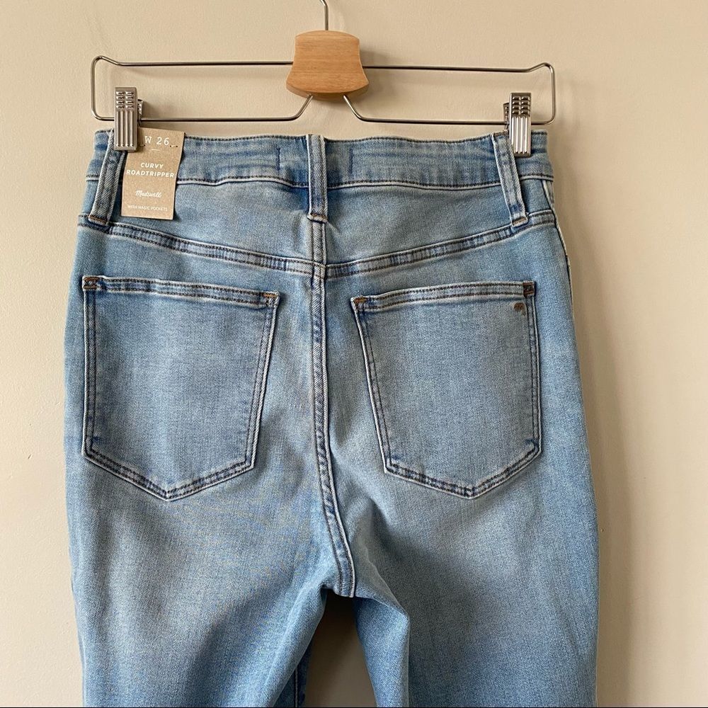 NWT-MADEWELL Curvy Roadtripper High Rise Jeans (Size:26) - Picture 8 of 12